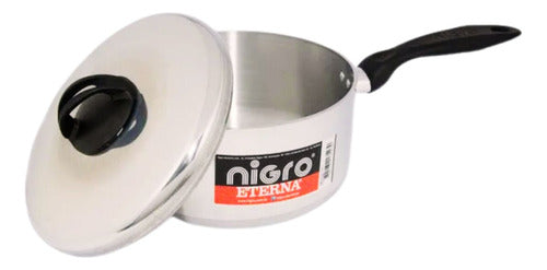 Panela de Aluminio Eterna Polida 18cm Nigro 2,4L