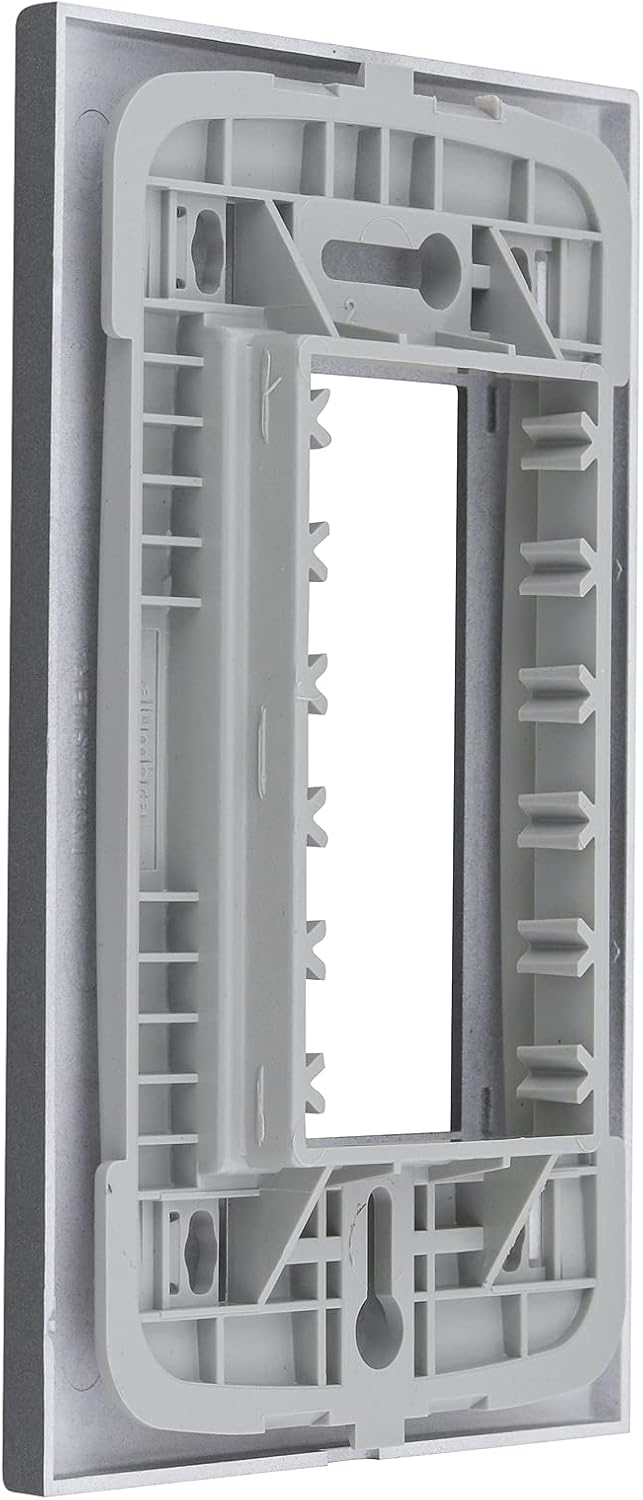 Placa 4 x 2 3Módulos Com Suporte InovaPro Grafite - Alumbra