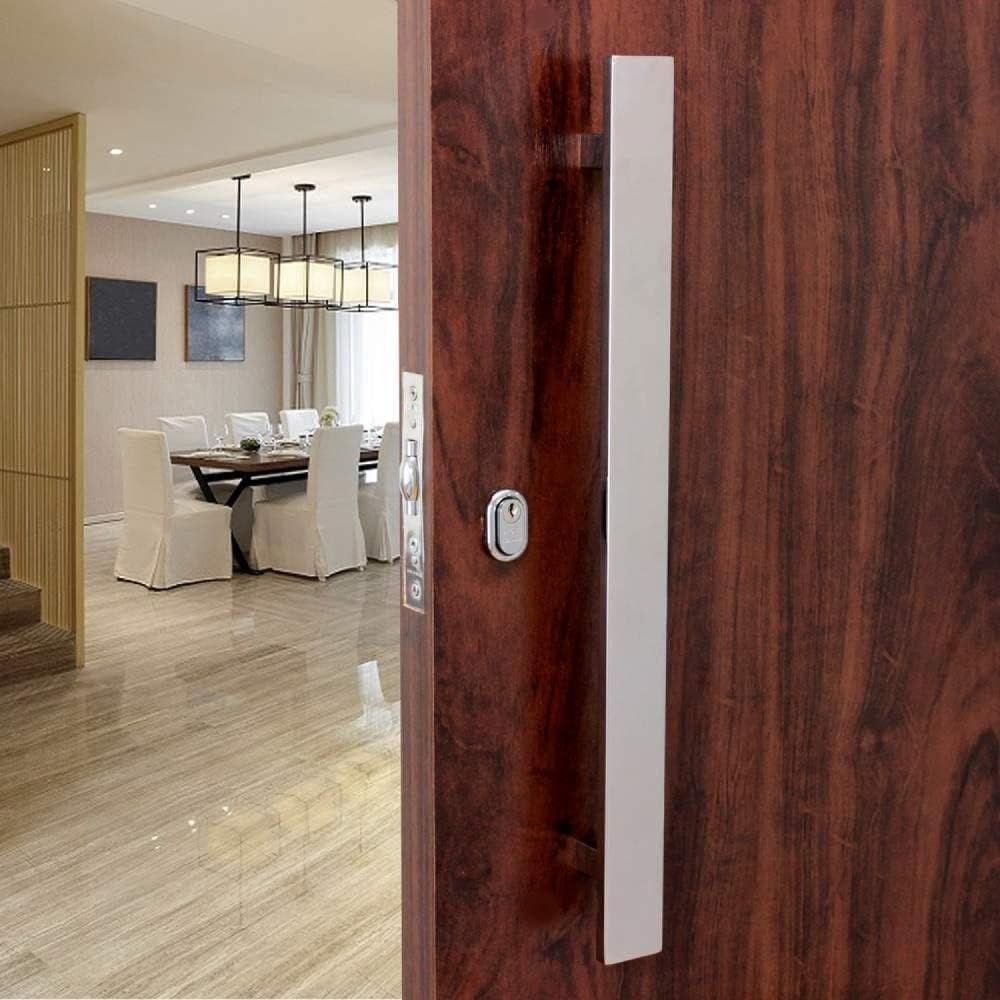 Puxador para Porta Duplo Reto Planus 75cm Inox Polido Geris