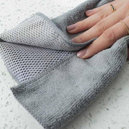 Pano Multiuso 2 Em 1 Esfrega e Seca  2 Peças 29 cm  - Powermaid