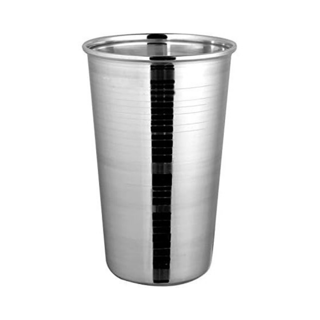 Jogo de 12 Copos Inox 250ml Yangzi Alumínio Resistente