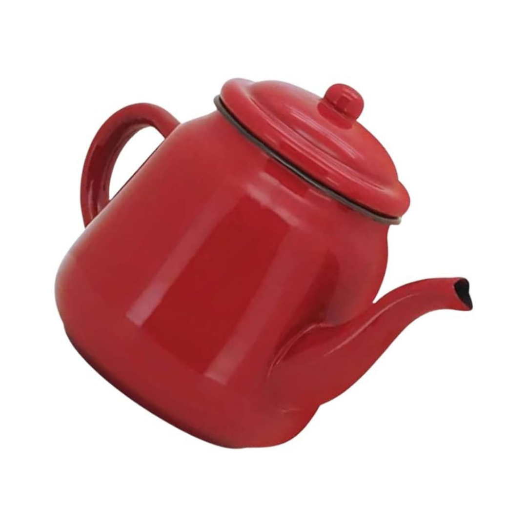 Bule Esmaltado Tradicional Vermelho 1L Yangzi