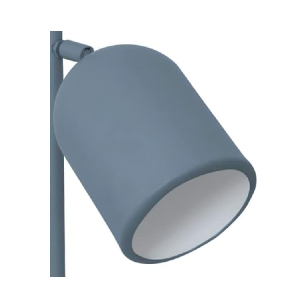 Luminaria de Mesa Anny Redonda E27 Borda Azul New Attena