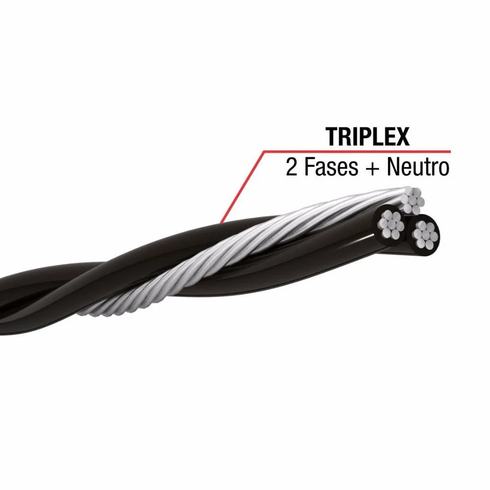 Cabo de Alumínio Triplex 35mm 50mts - Corfio