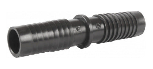 União Emenda Conexão Adaptador Reta Mangueira 1/2 Preto - Unidade