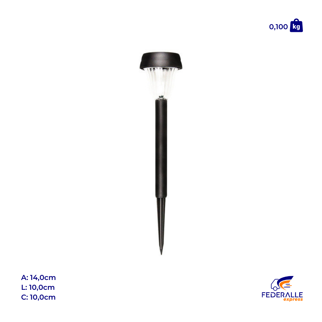 Luminária Espeto Solar ABS Ecoforce Balizador 6000k