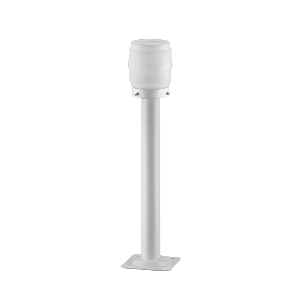 Balizador Aluminio com Pera 30cm PVC 10 Branco Click Injet
