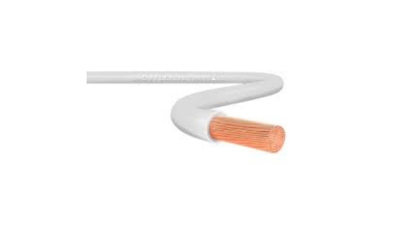 Cabo Flexível 6,0mm Branco Rolo 6 Metros 750v - Condumig