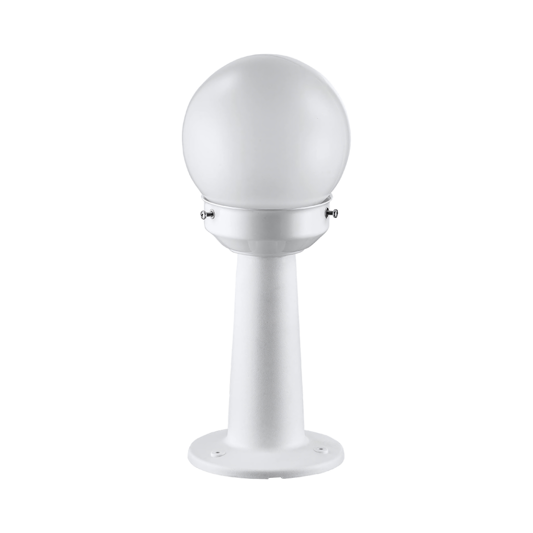 Balizador Poste de Jardim com Globo 551 Branco Click Injet