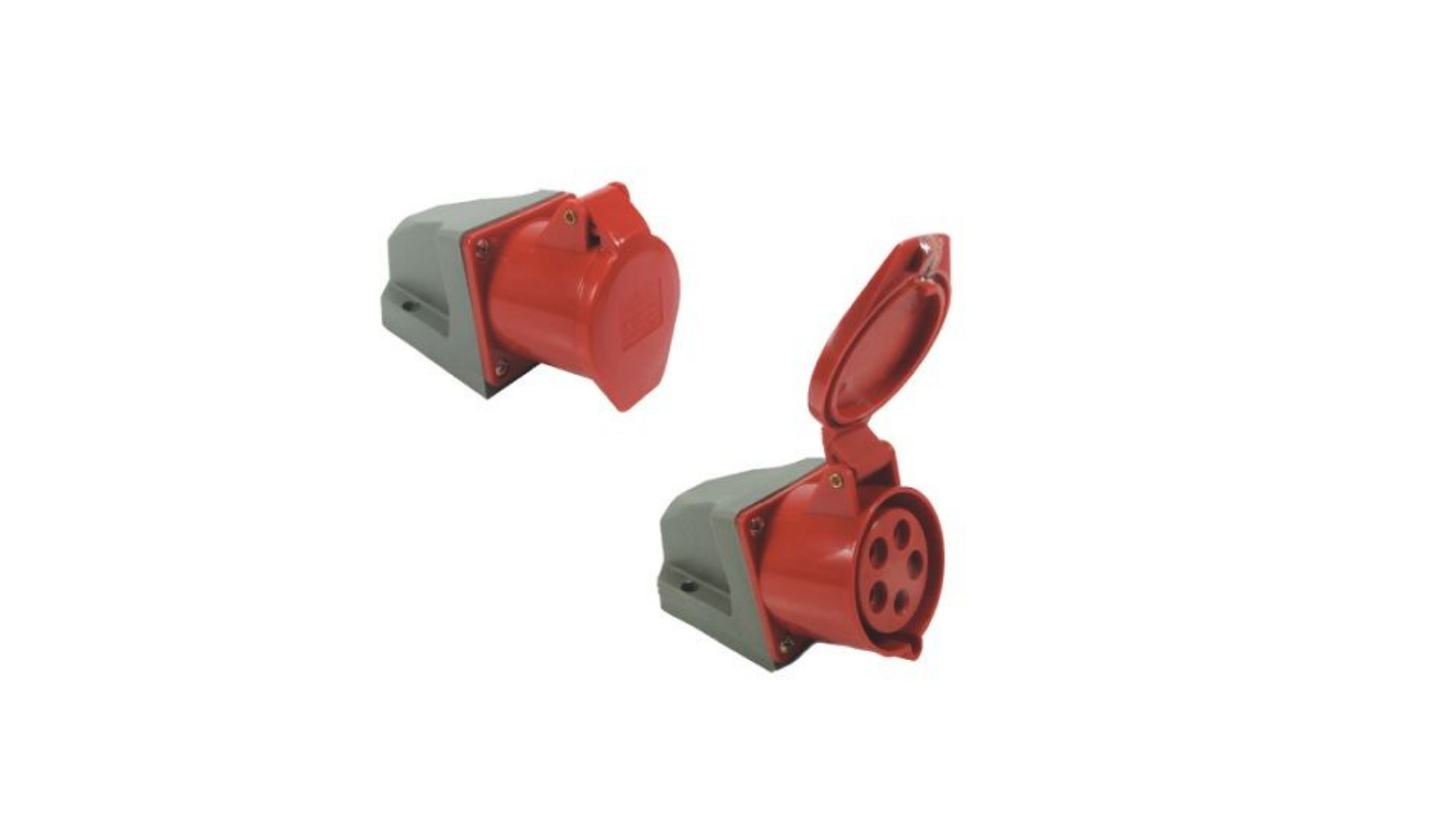 Tomada Sobrepor 380/440v 16A 3P+N+T - Foxlux