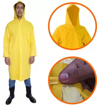 Capa de chuva G PVC for stand amarelo Brascamp