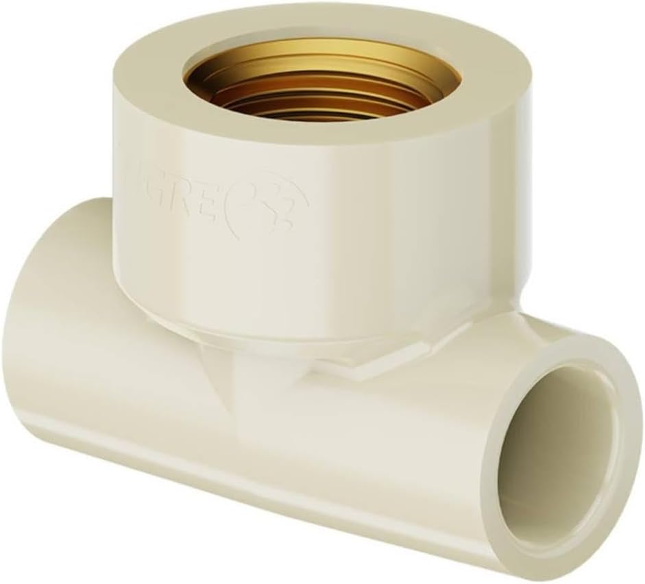 Tê Transição 3/4'' 22mm Aquatherm Bege TIGRE