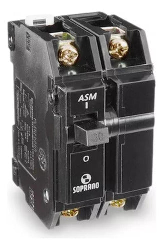 Disjuntor Nema ASM2-B Bipolar 10A - Soprano
