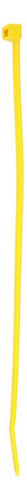 Abraçadeira de Nylon Amarela 2.5mm X 100mm Bestfer 20 Peças