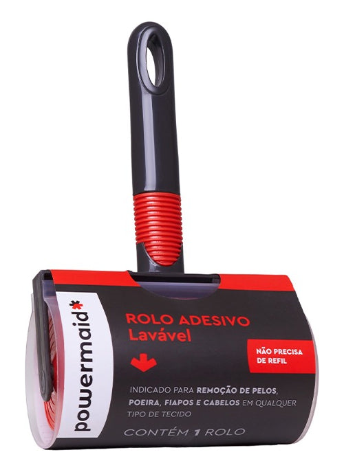 Rolo Adesivo Lavavel Tira Pelos  - Powermaid