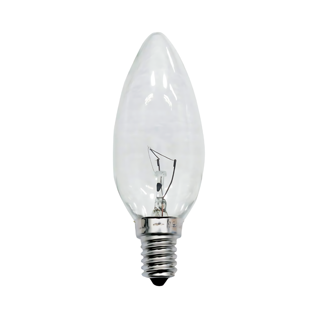 10lâmpadas Vela Clara 25w Bocal E14 Taschibra Cor Da Luz Branco-quente (2700k) Voltagem 127v