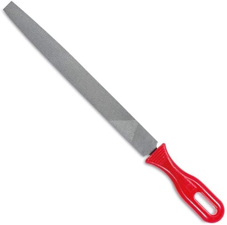 Lima Chata Bastarda C/Cabo Plástico 8 Polegadas - Rocast