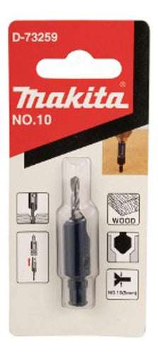 Broca Escareadora Para Madeira 1/8" Polegadas N.10 - Makita
