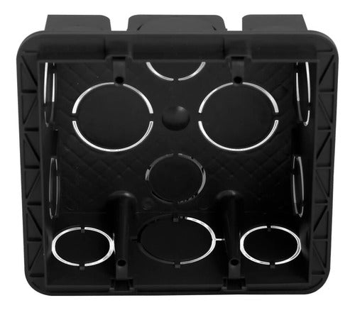 Caixa De Embutir Para Alvenaria 4x4 Preta 689045 Legrand