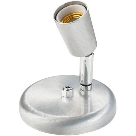 Spot Missuri 1 lâmpada E27 Alumínio Escovado - Click Injet