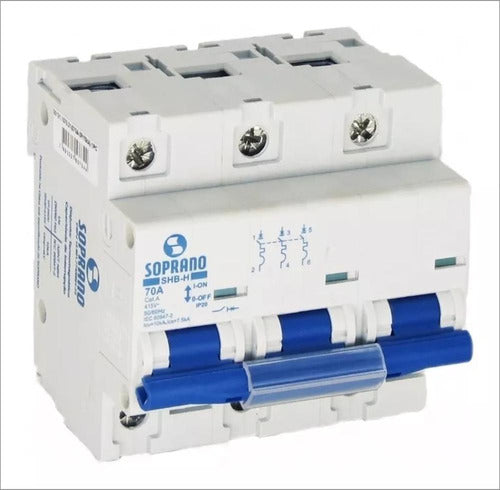 Disjuntor Tripolar SHB3 L-C0 63A - Soprano