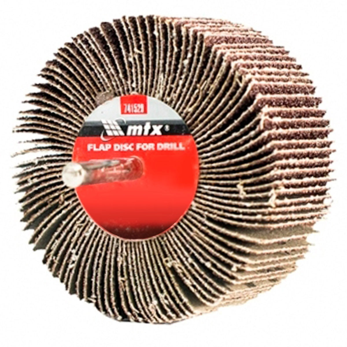 Roda De Lixa Com Haste Para Furadeira P80, 60 X 20 X 6 MM - MTX