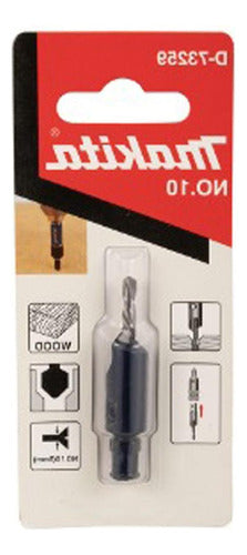 Broca Escareadora Para Madeira 1/8" Polegadas N.10 - Makita