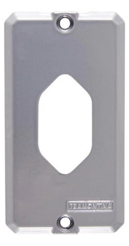 Tampa de Tomada 1 Posto P/Condulete 1/2" e 3/4" - Tramontina