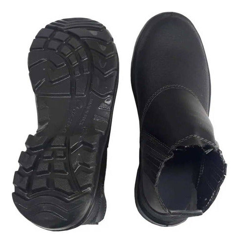 Botina Bota Segurança Marluvas Preta Vulcaflex Bico de Aço