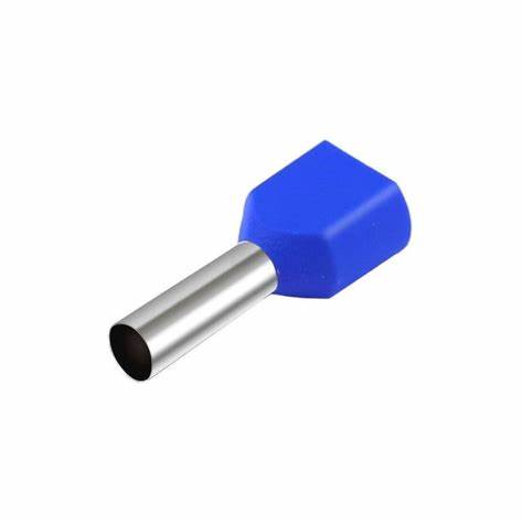 Terminal Ilhós Tubular 2x2,5mm² 21a 100 unidades - Decorlux