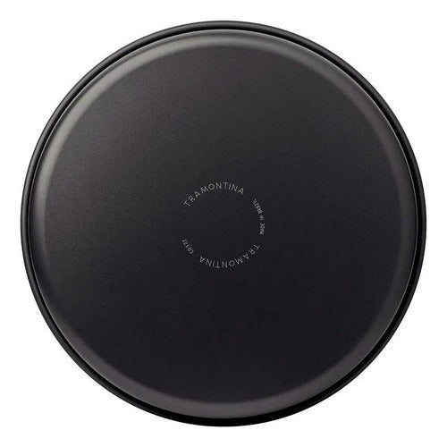 Assadeira Redonda Brasil 24 cm Antiaderente Grafite 2,1L - Tramontina