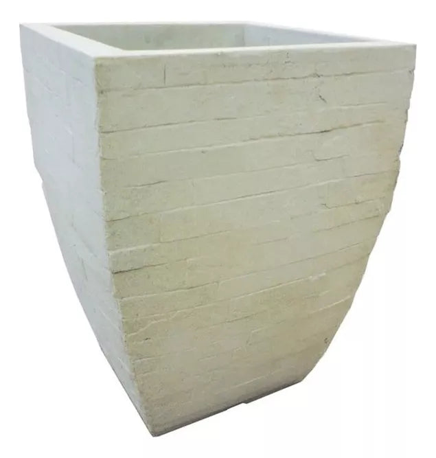 Vaso Quadrado Minas Stone 33 Cimento- Japi