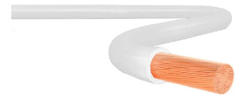 Cabo Flexicom 2,5mm Branco Rolo De 5,6 metros - Cobrecom