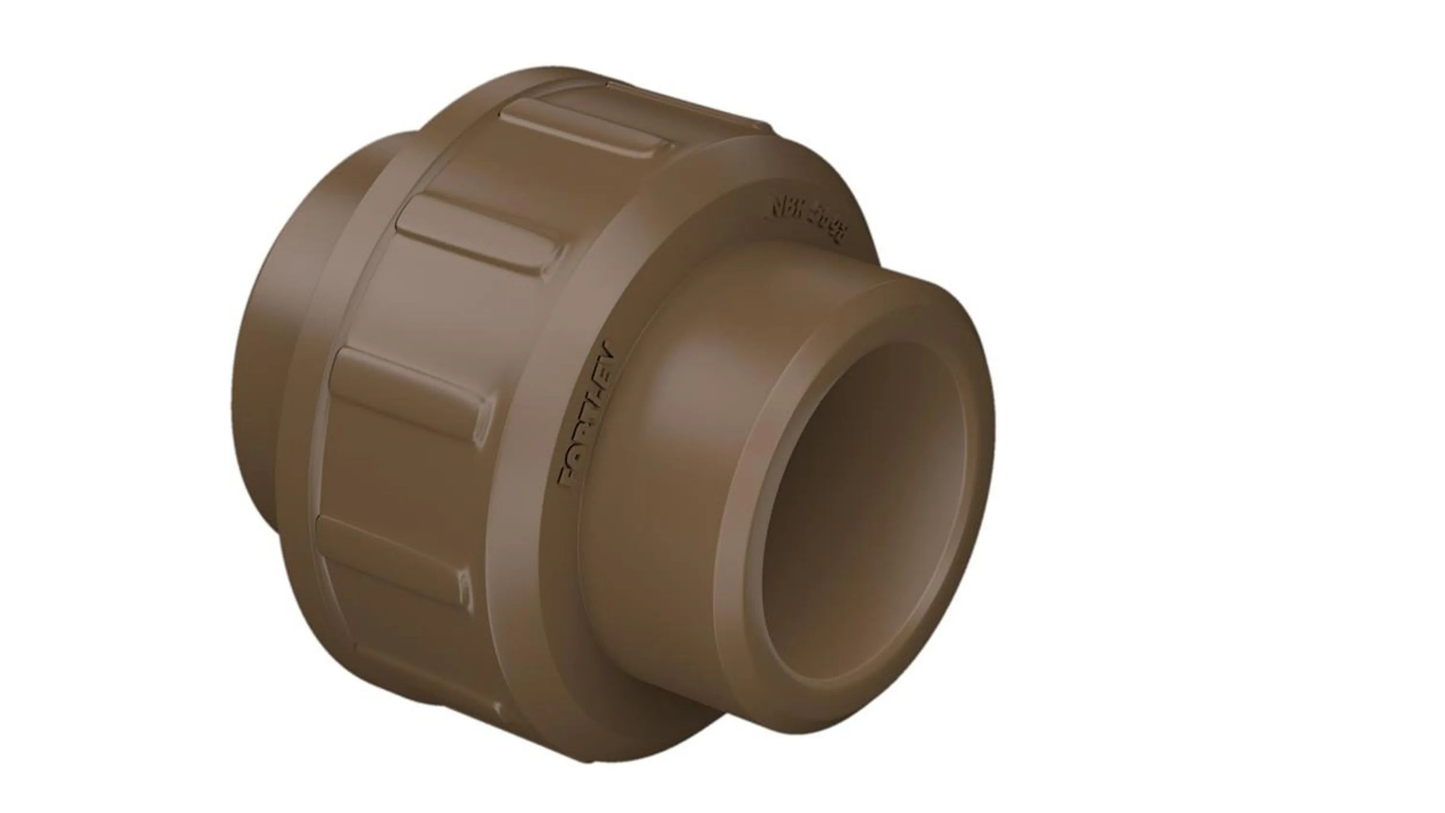 Kit 2 União Soldável 20mm Pvc - Fortlev