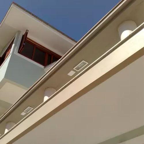 LUMINARIA SINALIZ EMB PARED GARDENIA 60W BCO S/GRADE LEB61B OLIVO - Federalle Express