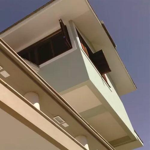 LUMINARIA SINALIZ EMB PARED GARDENIA 60W BCO S/GRADE LEB61B OLIVO - Federalle Express