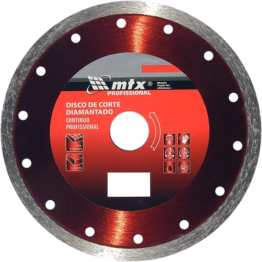 Disco De Corte Diamantado Continuo 110x20mm - Mtx