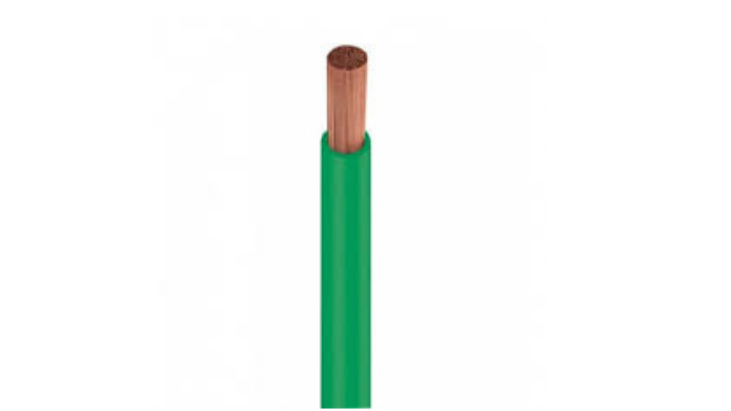 Cabo Flexicom 6,0mm Verde Rolo de 4 Metros - Cobrecom