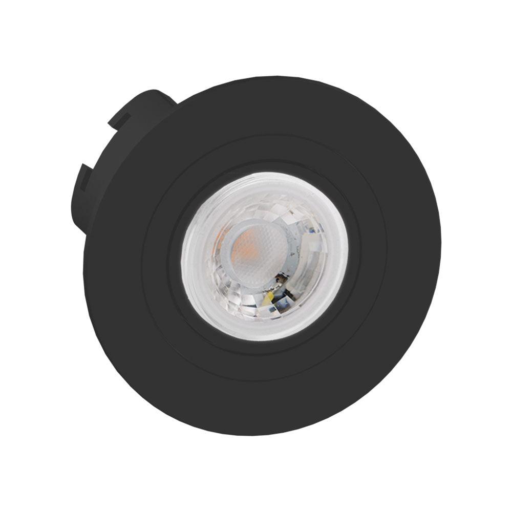 Spot Embutir Plana Mini Dicroica MR11 Gu10 Preto Save Energy - Federalle Express