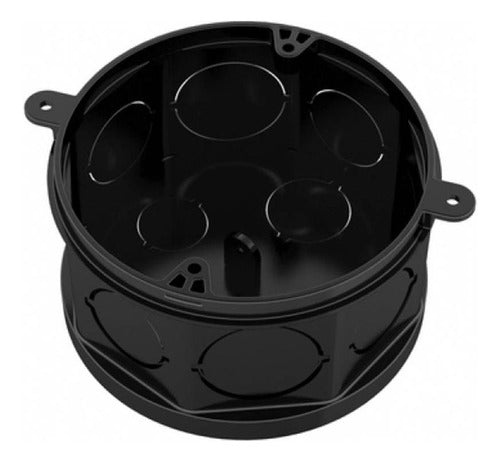 Caixa De Embutir Pvc Fmd Com Orelha De Metal Preta Ciep4X4 Cemar