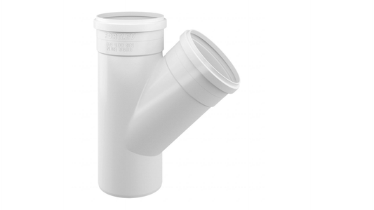 Kit 3 Junção Simples Y de Esgoto Dn40 - Fortlev