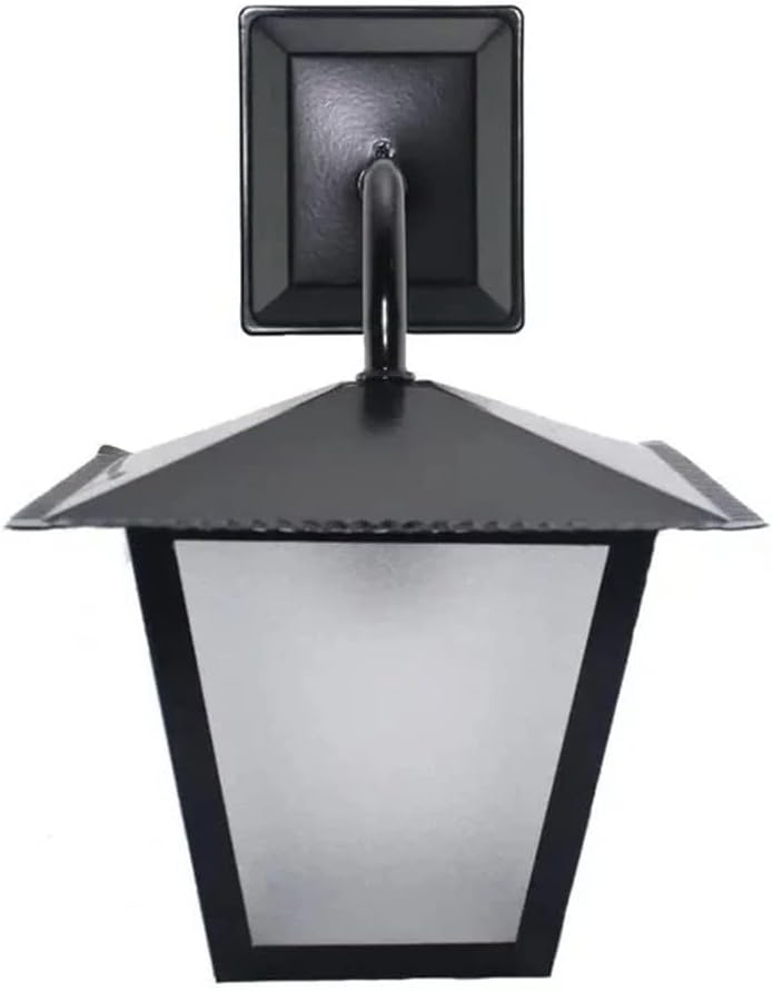 Arandela Colonial Aço Fosfotizado L-4-B Preta - Ideal Iluminação