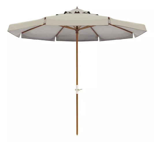 Ombrellone Madeira Cobertura Pvc Maniv 2,70m Bege Bel Lazer