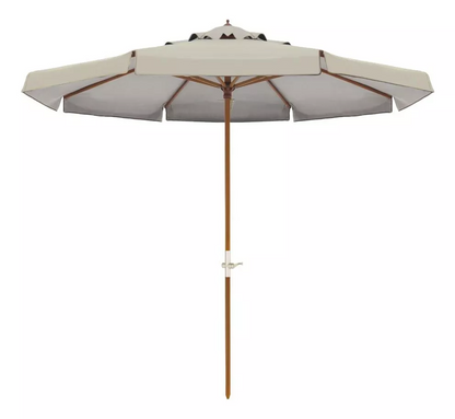 Ombrellone Madeira Cobertura Pvc Maniv 2,70m Bege Bel Lazer