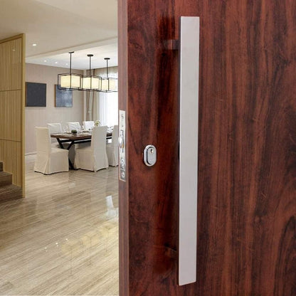 Puxador para Porta Duplo Reto Planus 75cm Inox Polido Geris