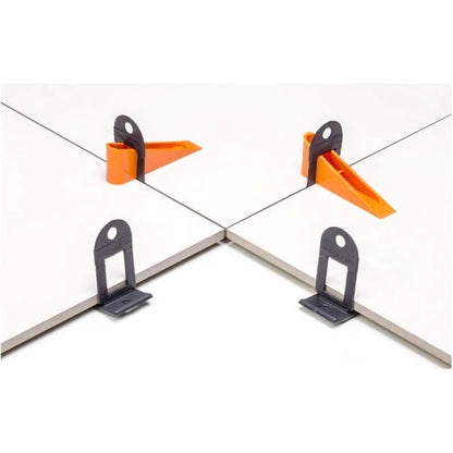 Nivelador de Pisos e Revestimento Cinza 1mm 50 Peças Bestfer