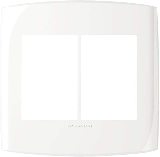 Placa 4 x 4 6Módulos Branca Bliss Pro - Alumbra