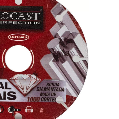 Disco de Corte Diamantado 4.1/2'' 115mm Rocast