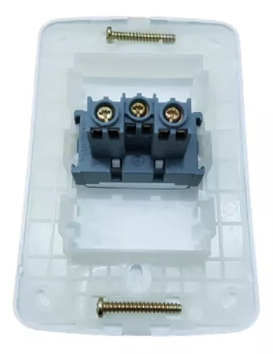 Conjunto Tomada Branco 2p+t 20a 250v 4x2 Margirius Linha B3