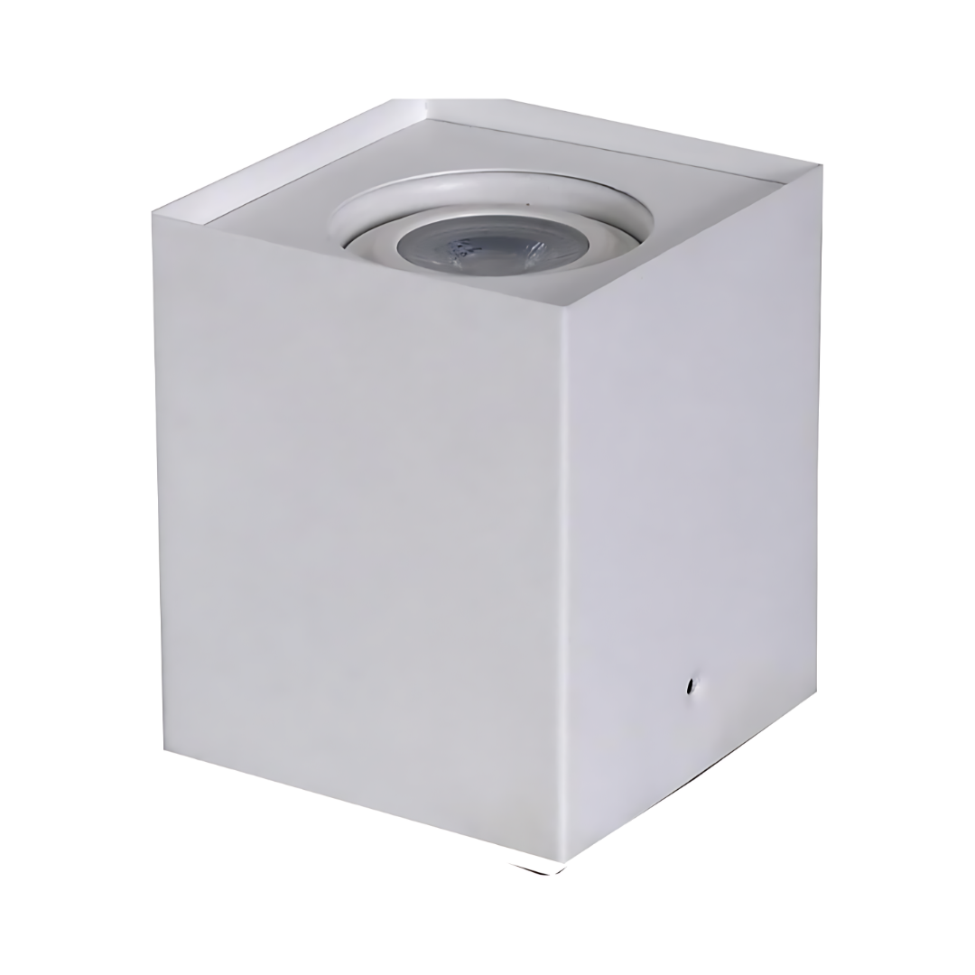Luminária Plafon Flat Box Sobrepor 1Lamp E27 Branco
